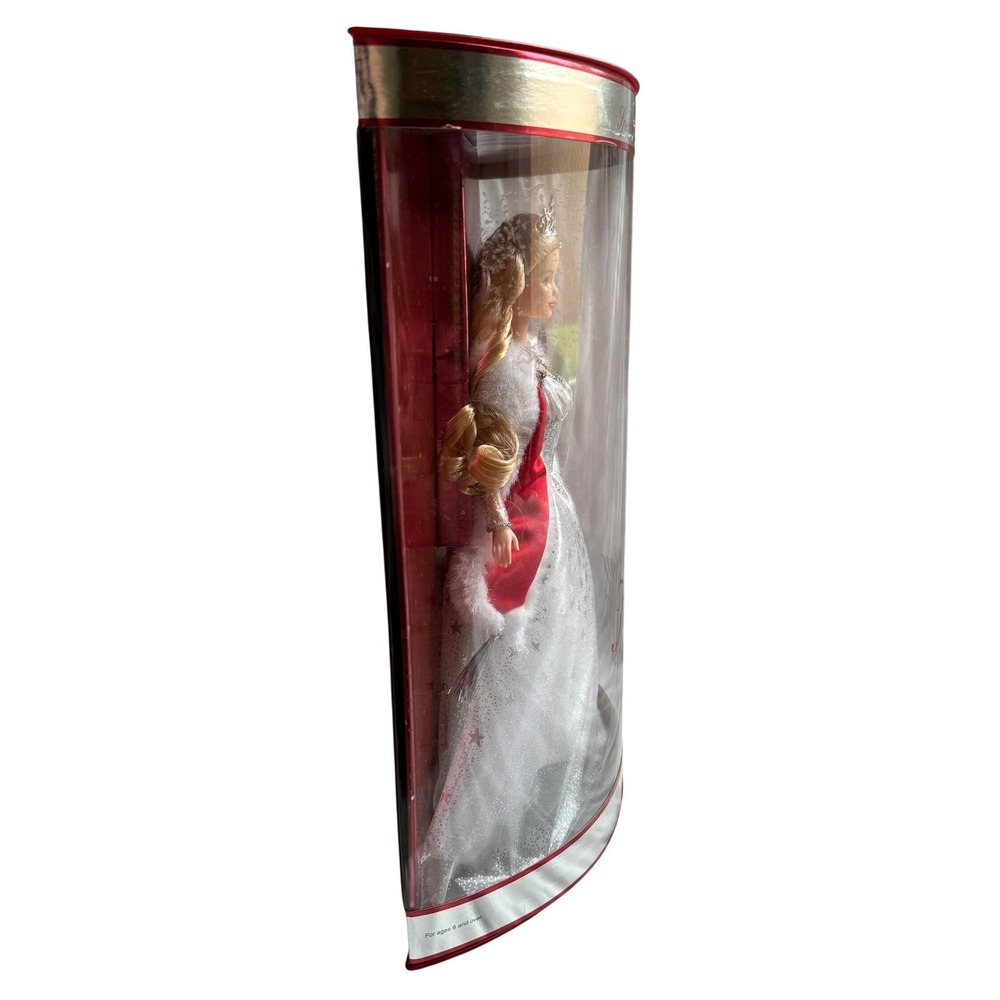 Mattel Holiday Celebration Barbie Special 2001 Edition Silver Gown 50304 NIB - Picture 3 of 4